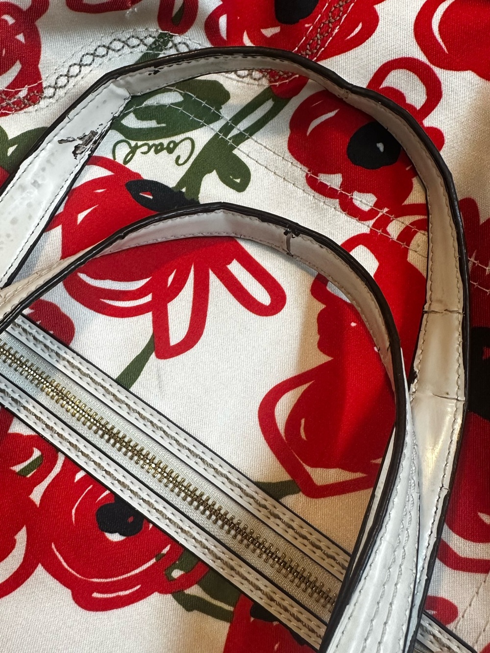 Coach Poppy Floral Hallie Tote - Picture 11 of 11